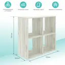 Стеллаж Mixline 72x72x33 см нагрузка до 10 кг ЛДСП цвет белый 550350