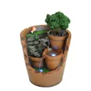 Декоративный фонтанчик с подсветкой Японский сад 22x39x27.5 см