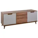 Тумба под телевизор R-home 4009267hM_Грей 160x60x50 см МДФ цвет дуб/светло-серый