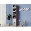 Стеллаж Adeta Билли 115 40x202x28 см ЛДСП цвет бежевый нагрузка на полку до 10 кг