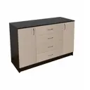 Комод Проектмебель 31606 4 ящика 120x45x83 см ЛДСП цвет дуб