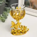 Подсвечник Simaland "Бабочка" 3539193, золото 12x7.5x6 см