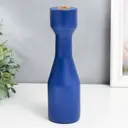 Подсвечник Simaland "Берген" синий фиолет 26x7.5x7.5 см