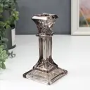 Подсвечник Simaland на 1 свечу "Колонна прямоугольная" фиолет прозрачный 16x8.6x8.6 см