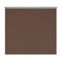 Рулонная штора Prakto Blackout Silver 180x175 см цвет шоколад