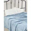 Плед New star PR1006, 200x220 см, полиэстер, цвет серо-голубой