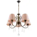 Светильник потолочный BAYERLUX F761TT-496 Доротея 5 ламп 10 м² цвет бронза