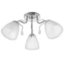 Светильник потолочный BAYERLUX 761TT-1612 2012 3 лампы 9 м² цвет серебро