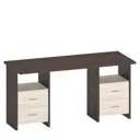 Компьютерный стол Мэрдэс СКЛ-Прям150+2ТЯЛ ВК 150x77x60 см ЛДСП цвет венге