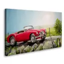 Постер Студия фотообоев "Красная машина" 73x115 см