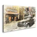 Постер Студия фотообоев "Ретро Америка" 50x80 см