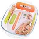 Форма для выпечки Loraine 28695 22.50x6.20x34.40 см стекло цвет прозрачный