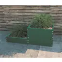Клумба Благо квадрат крашенная 10x10м RAL6005 зелёный