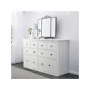 Комод Adeta Хемнес 8 ящиков 160x50x96 см ЛДСП цвет белый