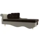 Диван Лига Диванов Лорд 101225L 225x84x85 см рогожка цвет коричневый 02