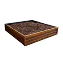 Грядка оцинкованная Металлика усиленная дуб 1x1м