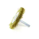 Кордщетка диск для дрели Eurobrush 13-177 латунированная сталь 63 мм