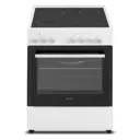 Электрическая плита с духовкой Simfer F66VW05017 60x86x60 см цвет белый