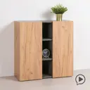 Комод Моби Грэй 1 ящик 333x788x175 см ЛДСП цвет темно-серый