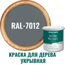 Краска для дерева profipaints silver wood fasade цвет RAL-7012 базальт 2.7 л