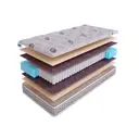 Матрас SkySleep Native PRO Latex S500 65x186 см независимый пружинный блок, детский, ортопедический, латексный