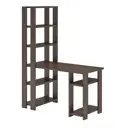 Компьютерный стол Мэрдэс СТН-180/130 В 130x180x65 см ЛДСП цвет темно-коричневый
