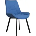 Стул Levmar atria cs2 90x44x43 см велюр цвет синий