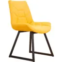 Стул Levmar navi cs5 (r) 90x44x43 см велюр цвет желтый