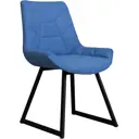 Стул Levmar navi cs2 90x44x43 см велюр цвет синий