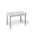 Кухонный стол прямоугольный Kenner 330753 110-150x110x76 см ЛДСП цвет белый