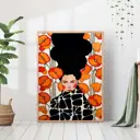 Постер 28 картин "Хулио Оздемир девушка маки" 70x50 см