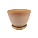 Горшок цветочный Cream stone Ломоносовская керамика 23 см 18 см 3.5 л керамика бежевый без автополива