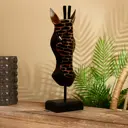 Маска декоративная "Жираф ушки с белыми кончиками" на подставке, высота 40 см