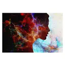 Картина на холсте Космический профиль 40x50 см