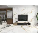Керамогранит Агат Golden Capri 60x120см 1.44 м² цвет белый мрамор, цена за упаковку