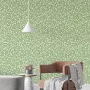 Обои флизелиновые Decoracion Лесные ягоды 4x2.8 м белые/синие 7180904