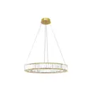 Светильник подвесной светодиодный LOFT IT 10135600 Gold Crystal ring 10 м² теплый белый свет цвет жёлтый золотой
