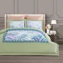 Комплект постельного белья Arya Home Diamond двуспальный, сатин, разноцветный