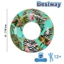 Круг для плавания Bestway 36302 с цветочным рисунком 114 см