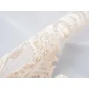 Ткань на отрез для шитья тюля сетка вышивка "Классика" 500x280 см цвет золото
