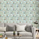 Обои флизелиновые Decoracion Цветочное ассорти 4x2.8 м белые/серые 7183004