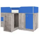 Кровать Кариви КИВи 184x113x84 см ЛДСП цвет голубой 00024-31-22-00