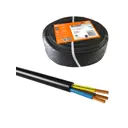 Провод TDM ПВС 3x6 30 м цвет черный ГОСТ