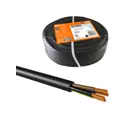 Провод TDM Electric ПВС 4x0.75 50 м цвет черный ГОСТ
