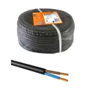 Провод TDM Electric ПВС 2x4 100 м цвет черный ГОСТ