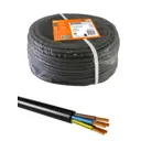 Провод TDM Electric ПВС 5x1.5 100 м цвет черный ГОСТ