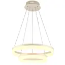 Люстра подвесная светодиодная ZUMALINE L-CD-01 Circle 4.70 м² теплый белый свет цвет серый