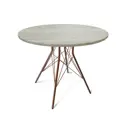 Стол Sheffilton SHT-TU2 90x73.20x73.20 см МДФ цвет медный/дуб