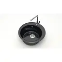 Врезная мойка Bergg Zett Lab B030Q004-K 47.50x47.50x18 см кварцит цвет черный