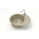 Врезная мойка Bergg Zett Lab B010Q005-K 44x57.50x21.50 см кварцит цвет песочный